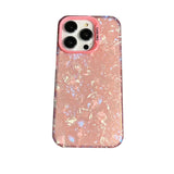 Bling Glitter Dream Conch Shell Marble Case For iPhone
