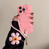 Lanyard Fashion Down Jacket  Strap Soft TPU Phone Case for iPhone