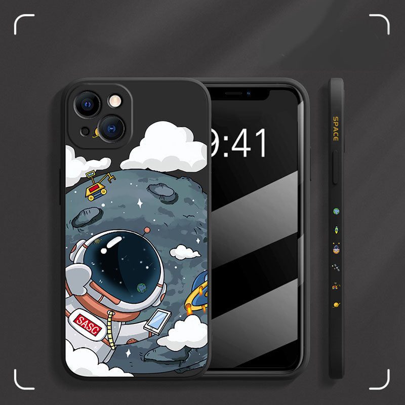 Cartoon Astronaut Case  for IPhone