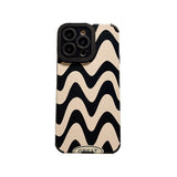 Fashion Zebra Stripe Black White Phone Case For IPhone