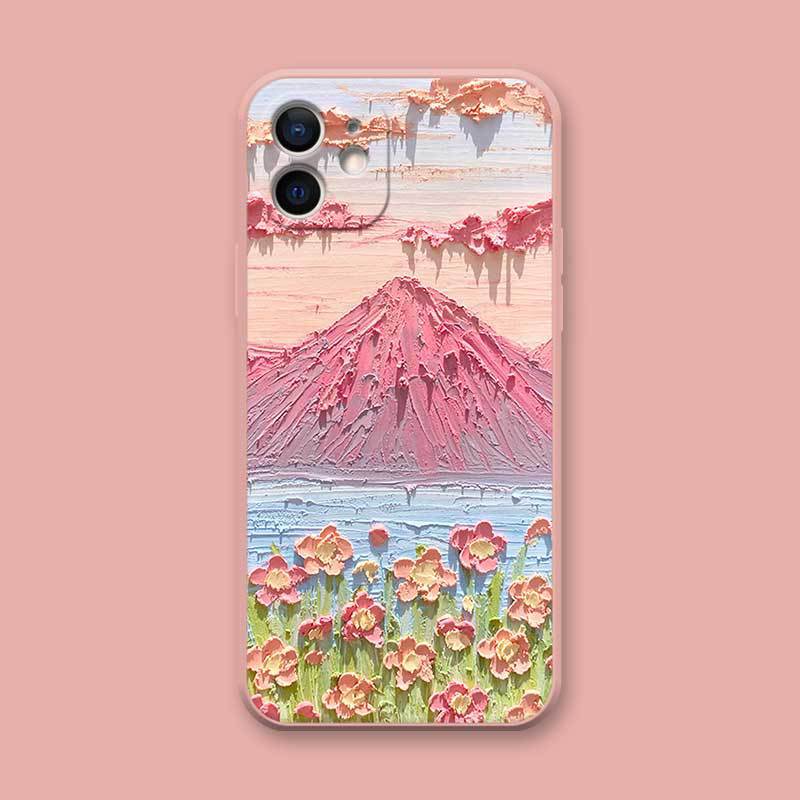 Simple Oil Painting Mobile Phone Case for IPhone