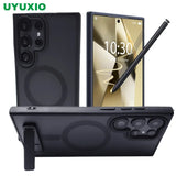 Magnetic Phone Case with Kickstand for Samsung