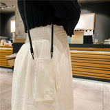 Crossbody Lanyard Cord Rope Necklace Transparent Case For iPhone