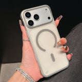 Ultra Thin Frameless Phone Case For iPhone Magnetic Matte Protection Cover
