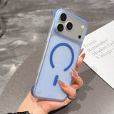 Ultra Thin Frameless Phone Case For iPhone Magnetic Matte Protection Cover