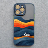 Mountain Forest Village Shockproof Phone Case For iPhone