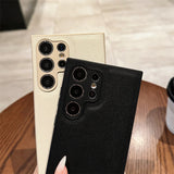 PU Camera Protection Phone Case For Samsung
