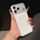 Ultra Thin Frameless Phone Case For iPhone Magnetic Matte Protection Cover