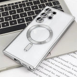 Luxury Transparent Plating Phone Case For Samsung