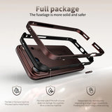 Hybrid Silicone Frame Aluminum Metal Case For iPhone Better Heat Alloy Bumper Accessories