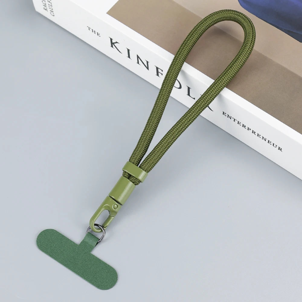 Adjustable Universal Braided Short Phone Lanyard Wrist Strap