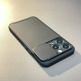 Slide Camera Lens Protection Magnetic Phone Case For iPhone