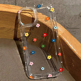 Small Flower Stars Soft Case For iPhone