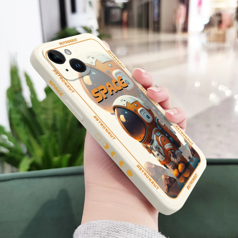 Space Astronaut Phone Case For iPhone