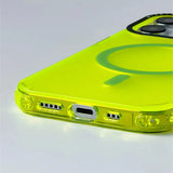 Neon color Wireless charging Case For iPhone