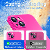 Square Liquid Silicone Case For iPhone