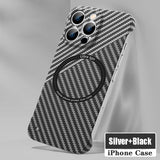 Ultra Thin Carbon Fiber Magnetic Case For iPhone