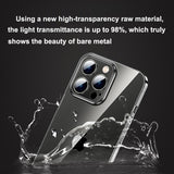 Custodia trasparente ultra sottile lucida trasparente per iPhone 