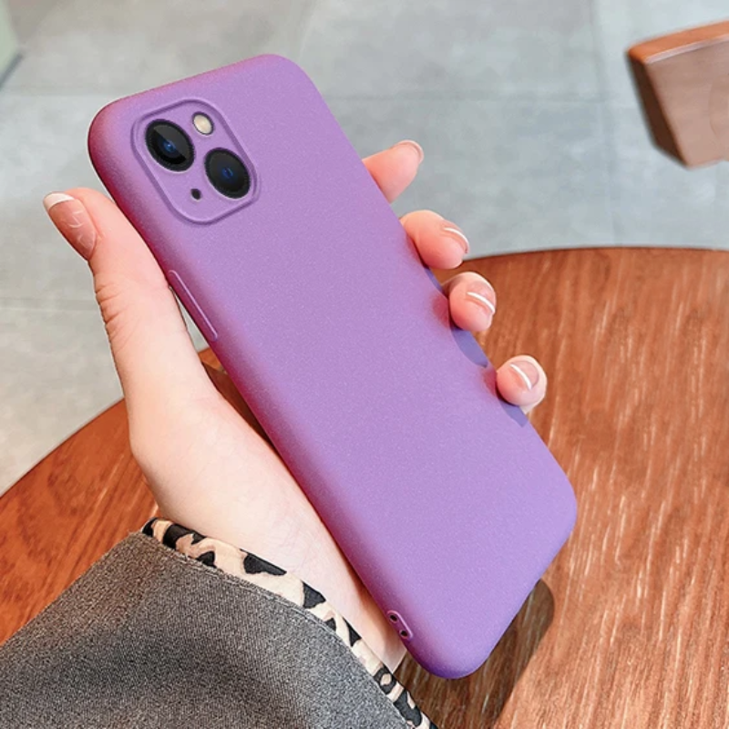 Ultra-Thin Sandstone Matte Case For iPhone