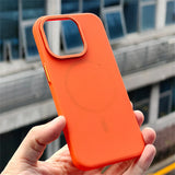 Ultra thin Matte Magnetic Wireless Charge Case For iPhone