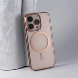 Ultra thin Electroplated Bumper Magnetic Phone Case For iPhone