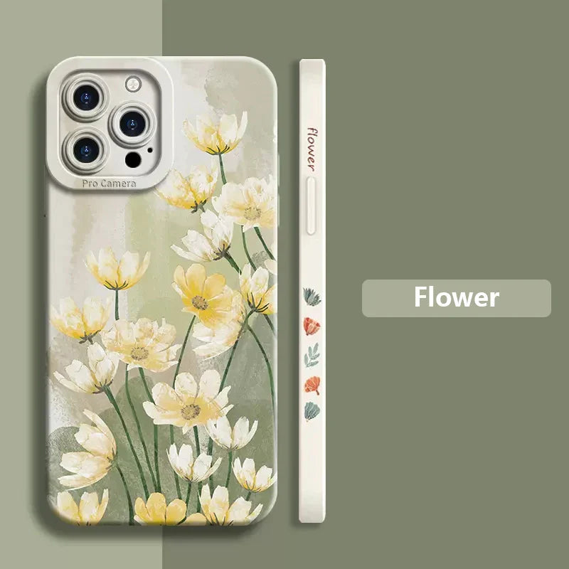 Watercolor Nice Flowers Phone Case For iPhone