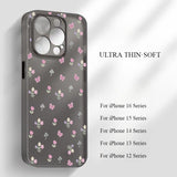 Ultra-thin Flower Soft Phone Case For iPhone