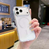 Transparent Gradient  Magnetic Phone Case for iPhone