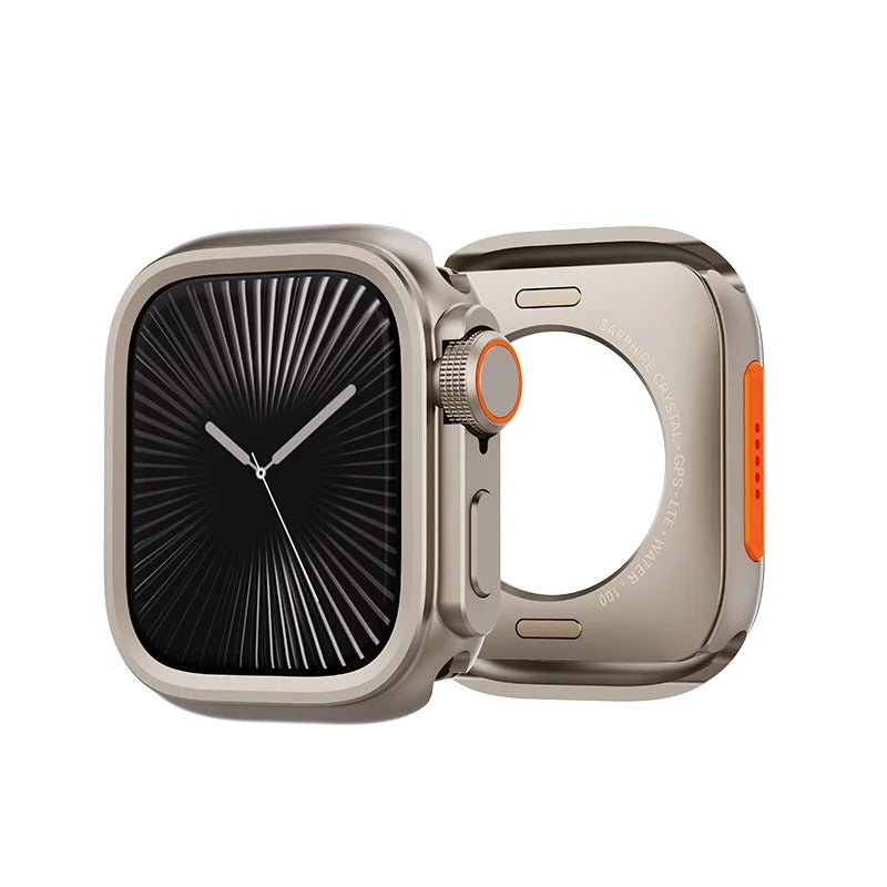 Metal Shell PC Back Cover For Apple Watch 49mm 46mm 45mm 44mm