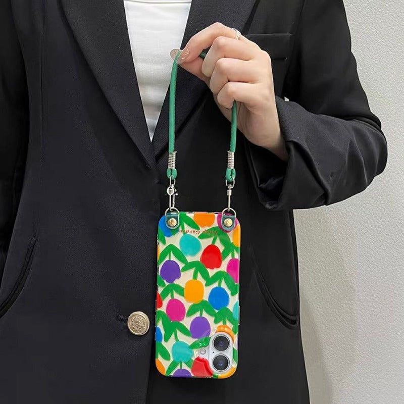 Tulip Anti-Drop Phone Case For iPhone