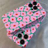 Flower Hard PC Bumper Cover Coque Phone Case For iPhone