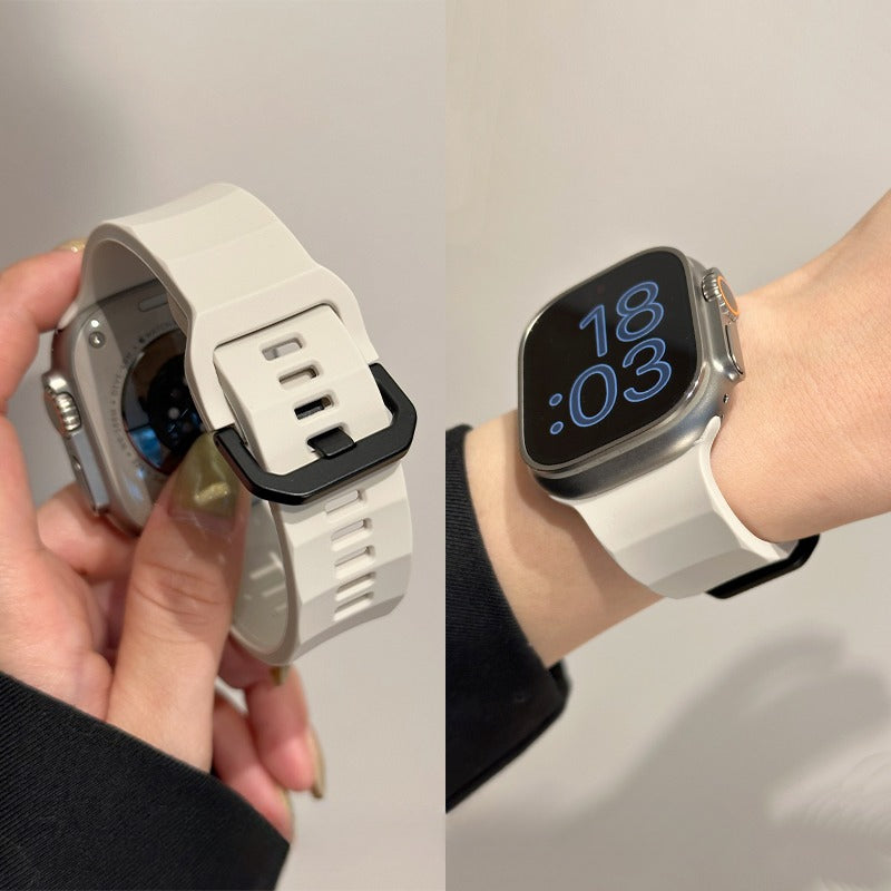 New Silicone Strap For Apple Watch