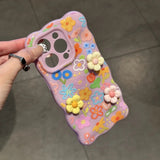Colorful Flower Phone Case For iPhone