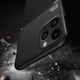 Leather Texture Magnet Case For iPhone