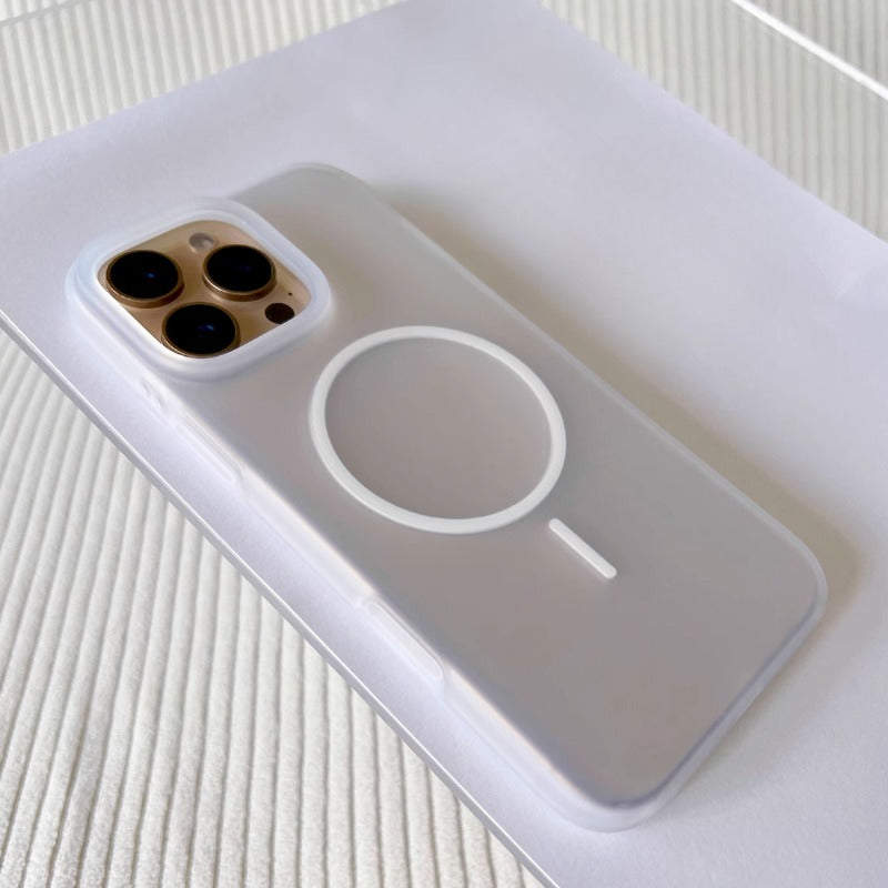 Ice Cream Translucent Magnetic Phone Case For iPhone