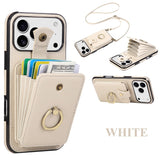 Lanyard Card Holder Phone Case For iPhone