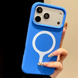 Liquid Silicone Magnetic Phone Case For iPhone