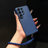 Solid Color Soft Polka Dot Phone Case For Samsung