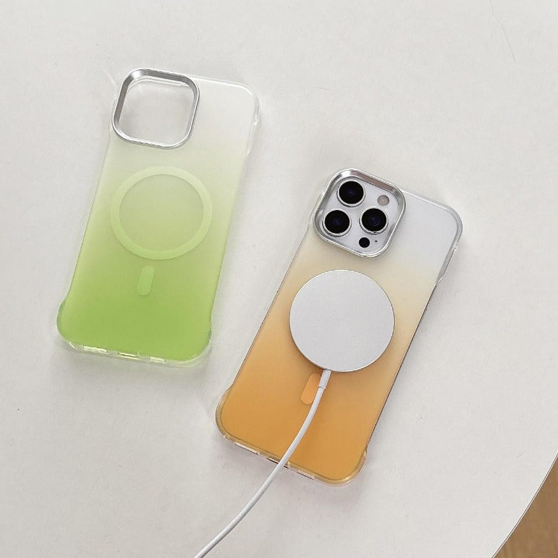 Gradient Color Ultra-thin Borderless Phone Case For iPhone