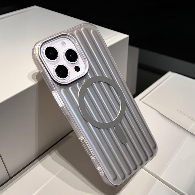 Corrugated Magnetic Phone Case For iPhone