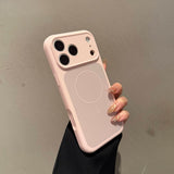 Liquid Silicone Built-in Magnetic Full-coverage Phone Case for iPhone