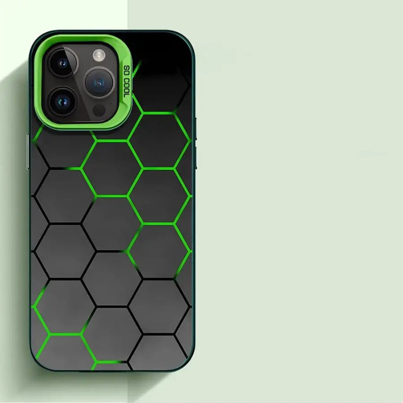 Honeycomb Design Phone Case For iPhone