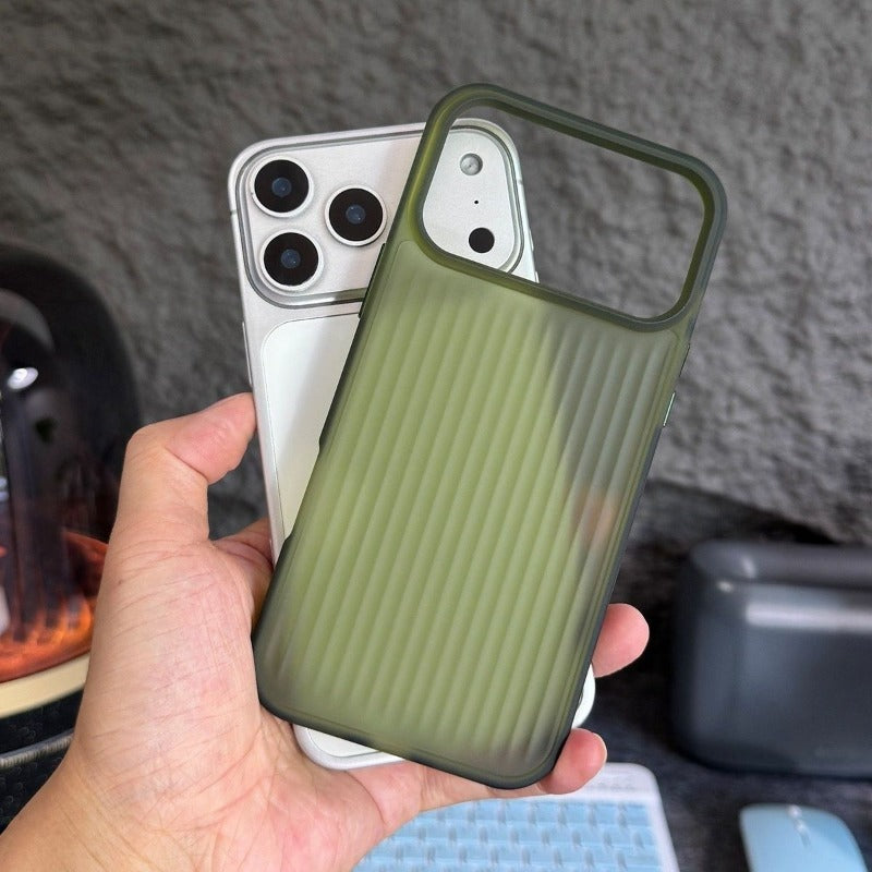 Frosted Corrugated Phone Case For iPhone