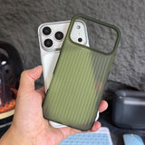 Frosted Corrugated Phone Case For iPhone