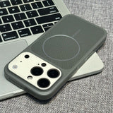 Color-blocked Breathable Magnetic Phone Case for iPhone
