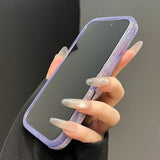 Invisible Stand Transparent Drop-Proof Phone Case For iPhone