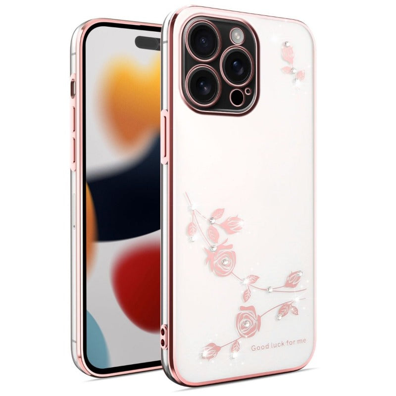 Flower Transparent Phone Case For iPhone