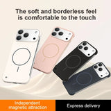Frameless Solid Color Magnetic Case For iPhone
