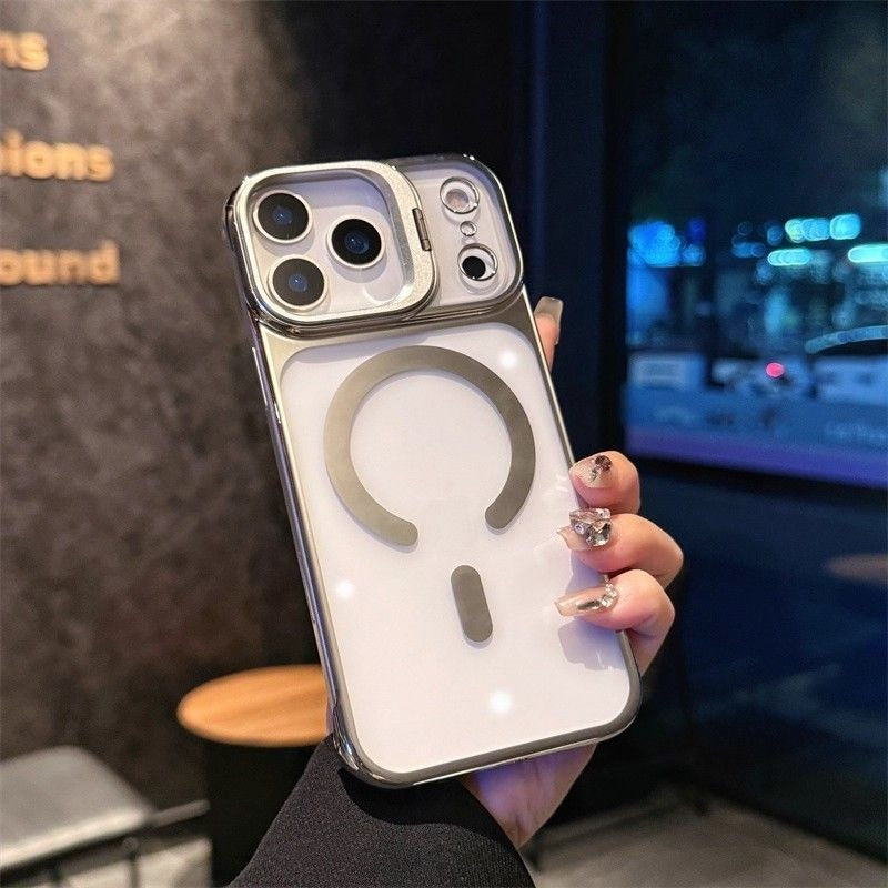 Electroplated Frameless Magnetic Phone Case For iPhone