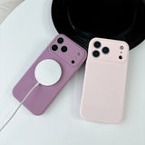 Liquid Silicone Magnetic Phone Case For iPhone